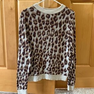Animal print sweater
